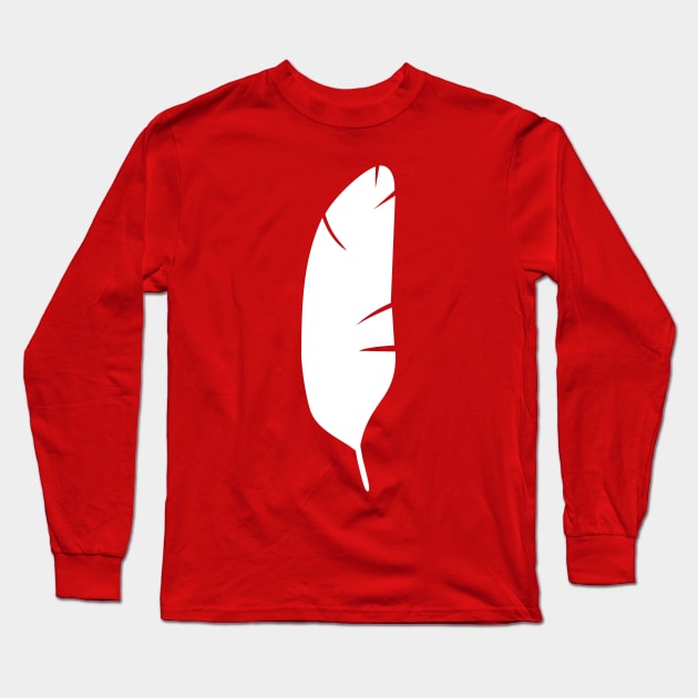Ethnic Feather T-Shirt Long Sleeve T-Shirt by MINIMAL`